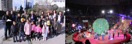 Федерация фехтования в инвалидных колясках при поддержке Бакинского государственного цирка провела благотворительную акцию (ФОТО)