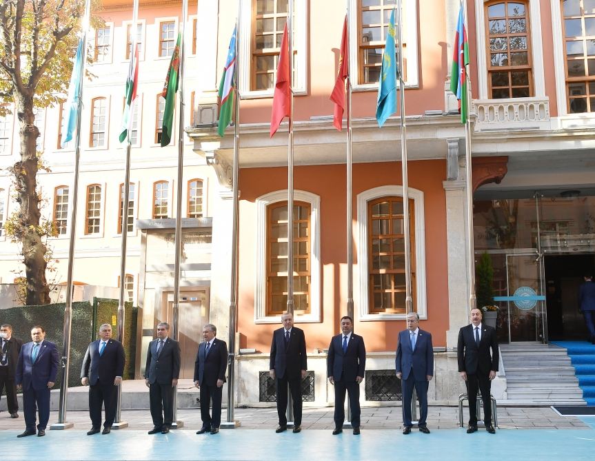 Президент Ильхам Алиев принял участие в церемонии открытия нового здания секретариата Тюркского совета (ФОТО/ВИДЕО)