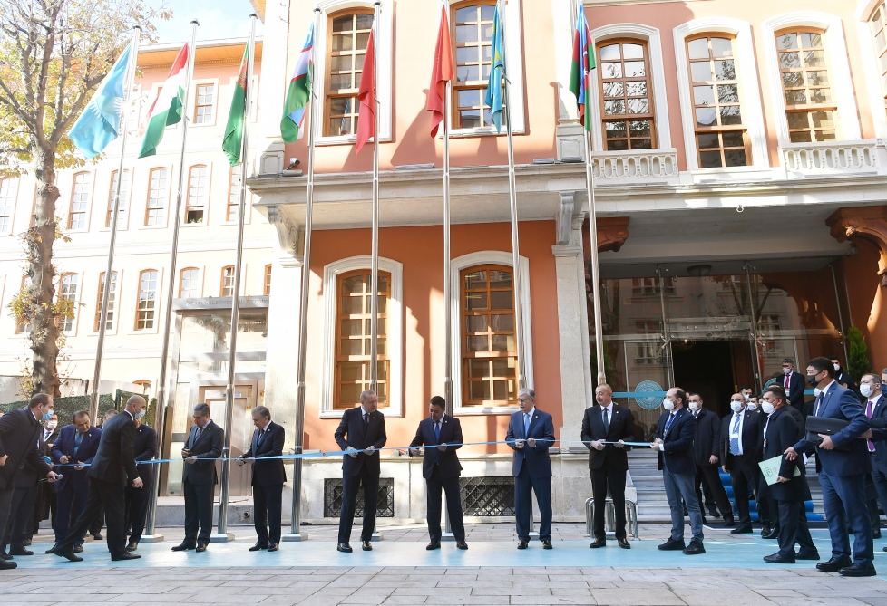 Президент Ильхам Алиев принял участие в церемонии открытия нового здания секретариата Тюркского совета (ФОТО/ВИДЕО)