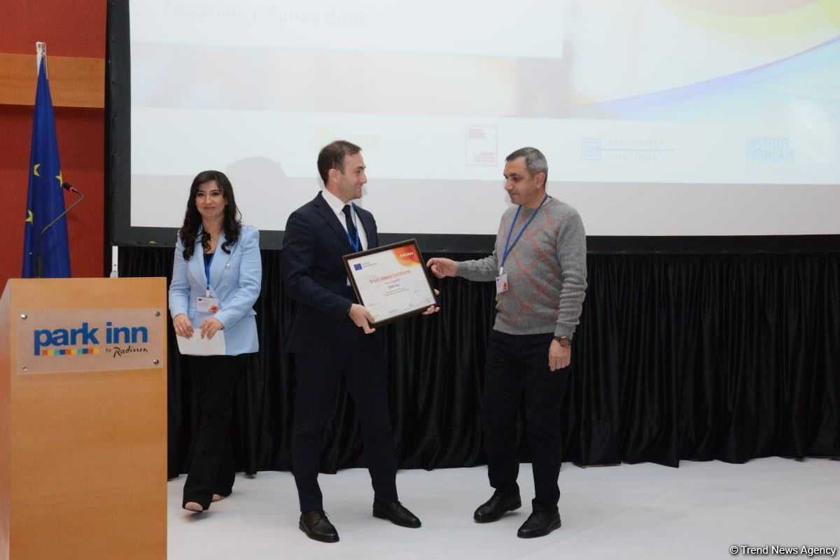 Шеки, Хырдалан и Лянкяран получили гранты в размере 30 тыс. евро от проекта ЕС (ФОТО)