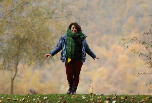 Работа азербайджанской художницы в поддержку жертв цунами и землетрясения в Японии (ФОТО)