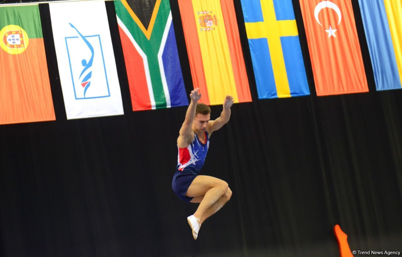 На ЧМ в Баку определились финалисты среди команд по прыжкам на двойном мини-батуте среди мужчин