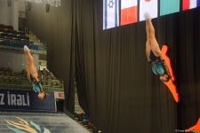 В Баку стартовал второй день ЧМ по прыжкам на батуте и тамблингу (ФОТО)