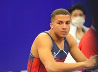 В Баку стартовал второй день ЧМ по прыжкам на батуте и тамблингу (ФОТО)