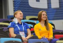 В Баку стартовал второй день ЧМ по прыжкам на батуте и тамблингу (ФОТО)