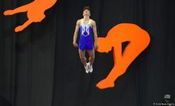 В Баку стартовал второй день ЧМ по прыжкам на батуте и тамблингу (ФОТО)