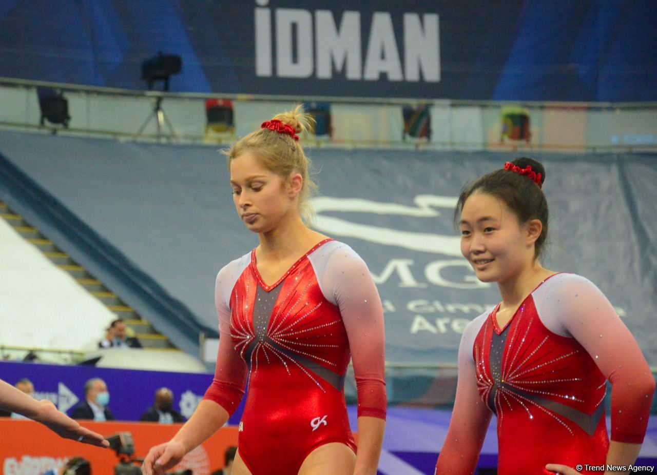 В Баку стартовал второй день ЧМ по прыжкам на батуте и тамблингу (ФОТО)