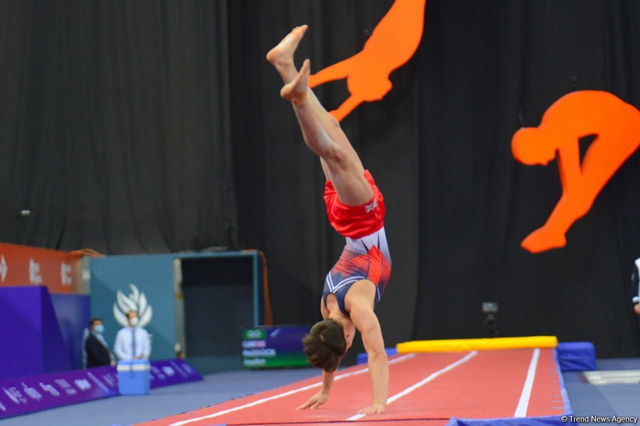 В Баку стартовал второй день ЧМ по прыжкам на батуте и тамблингу (ФОТО)