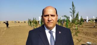 В Агдаме высажен лесной массив (ФОТО)