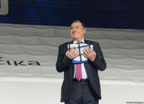 В Баку состоялась торжественная церемония закрытия 35-го чемпионата мира по прыжкам на батуте и тамблингу (ФОТО)