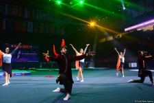 В Баку состоялась торжественная церемония закрытия 35-го чемпионата мира по прыжкам на батуте и тамблингу (ФОТО)