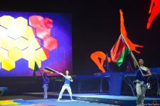 В Баку состоялась торжественная церемония закрытия 35-го чемпионата мира по прыжкам на батуте и тамблингу (ФОТО)