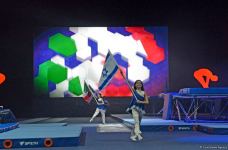 В Баку состоялась торжественная церемония закрытия 35-го чемпионата мира по прыжкам на батуте и тамблингу (ФОТО)