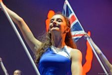 В Баку состоялась торжественная церемония закрытия 35-го чемпионата мира по прыжкам на батуте и тамблингу (ФОТО)