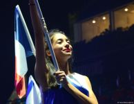 В Баку состоялась торжественная церемония закрытия 35-го чемпионата мира по прыжкам на батуте и тамблингу (ФОТО)