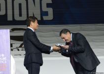 В Баку состоялась торжественная церемония закрытия 35-го чемпионата мира по прыжкам на батуте и тамблингу (ФОТО)