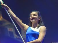 В Баку состоялась торжественная церемония закрытия 35-го чемпионата мира по прыжкам на батуте и тамблингу (ФОТО)