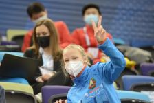 В Баку стартовал заключительный день ЧМ по прыжкам на батуте и тамблингу (ФОТО)