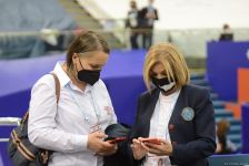 В Баку стартовал заключительный день ЧМ по прыжкам на батуте и тамблингу (ФОТО)