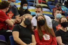 В Баку стартовал заключительный день ЧМ по прыжкам на батуте и тамблингу (ФОТО)