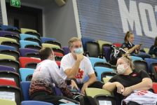 В Баку стартовал заключительный день ЧМ по прыжкам на батуте и тамблингу (ФОТО)