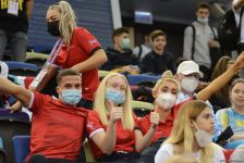 В Баку стартовал заключительный день ЧМ по прыжкам на батуте и тамблингу (ФОТО)