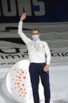 В Баку прошла церемония награждения победителей ЧМ в программе прыжков на двойном мини-батуте и акробатической дорожке (ФОТО)