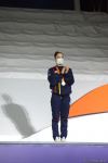 В Баку прошла церемония награждения победителей ЧМ в программе прыжков на двойном мини-батуте и акробатической дорожке (ФОТО)