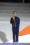 В Баку прошла церемония награждения победителей ЧМ в программе прыжков на двойном мини-батуте и акробатической дорожке (ФОТО)