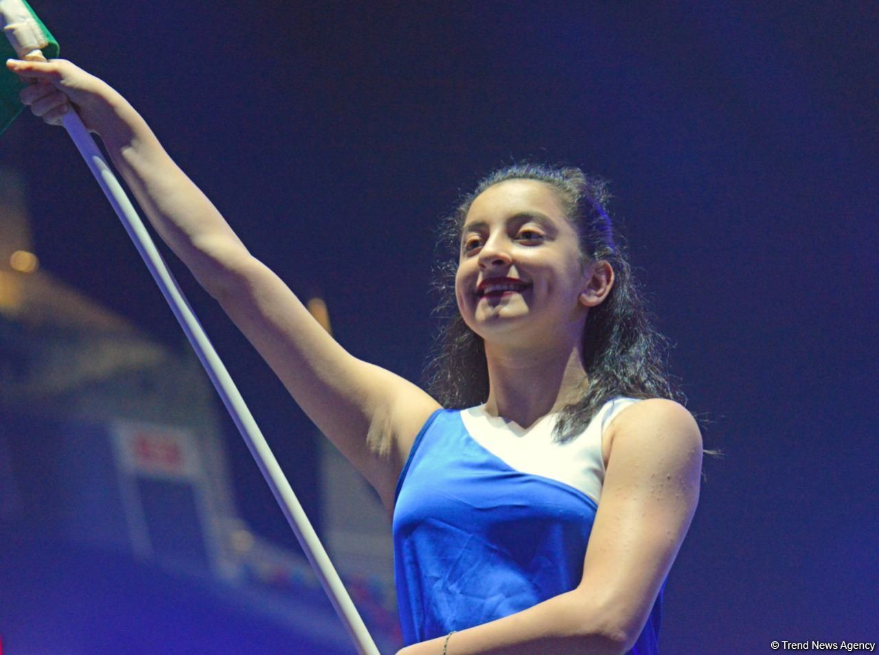 В Баку состоялась торжественная церемония закрытия 35-го чемпионата мира по прыжкам на батуте и тамблингу (ФОТО)