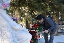 В честь 99-летия Фикрета Амирова на Аллее почетного захоронения прошла церемония памяти великого композитора  (ФОТО)