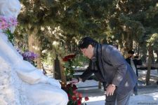 В честь 99-летия Фикрета Амирова на Аллее почетного захоронения прошла церемония памяти великого композитора  (ФОТО)