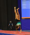 В Баку стартовал первый день 28-х Всемирных соревнований среди возрастных групп по прыжкам на батуте и тамблингу (ФОТО)