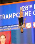 В Баку продолжаются Всемирные соревнования среди возрастных групп по прыжкам на батуте и тамблингу (ФОТО)