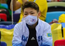 В Баку продолжаются Всемирные соревнования среди возрастных групп по прыжкам на батуте и тамблингу (ФОТО)