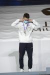 В Баку состоялась церемония награждения победителей и призеров Всемирных соревнований среди возрастных групп по прыжкам на батуте и тамблингу (ФОТО)