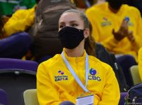 В Баку стартовал второй день 28-х Всемирных соревнований среди возрастных групп по прыжкам на батуте и тамблингу (ФОТО)