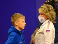 В Баку продолжаются Всемирные соревнования среди возрастных групп по прыжкам на батуте и тамблингу (ФОТО)