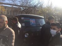 Тела погибших в крушении военного вертолета Госпогранслужбы Азербайджана вывезены на церемонию прощания (ФОТО)