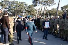 На II Аллее шехидов в Баку прошли похороны погибших в крушении военного вертолета (ВИДЕО/ФОТО)