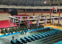 В Баку прошла церемония прощания с военнослужащими, ставшими шехидами при крушении военного вертолета (ФОТО/ВИДЕО)