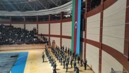 В Баку прошла церемония прощания с военнослужащими, ставшими шехидами при крушении военного вертолета (ФОТО/ВИДЕО)