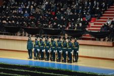 В Баку прошла церемония прощания с военнослужащими, ставшими шехидами при крушении военного вертолета (ФОТО/ВИДЕО)