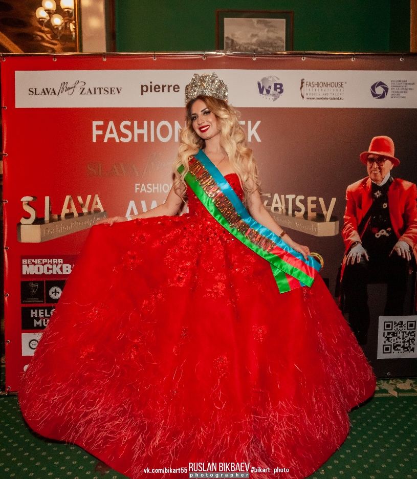 Софи Файро удостоена гран-при Miss World Azerbaijan Beauty на Неделе моды Вячеслава Зайцева. Представлен клип "Родной Баку" (ВИДЕО, ФОТО)