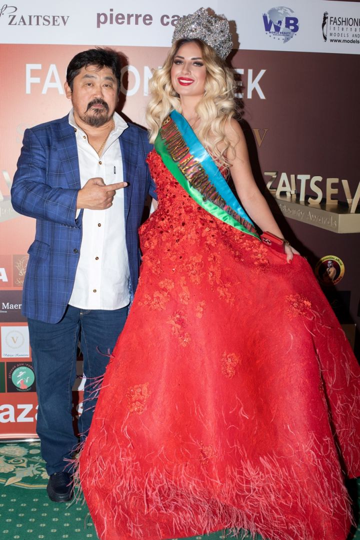 Софи Файро удостоена гран-при Miss World Azerbaijan Beauty на Неделе моды Вячеслава Зайцева. Представлен клип "Родной Баку" (ВИДЕО, ФОТО)