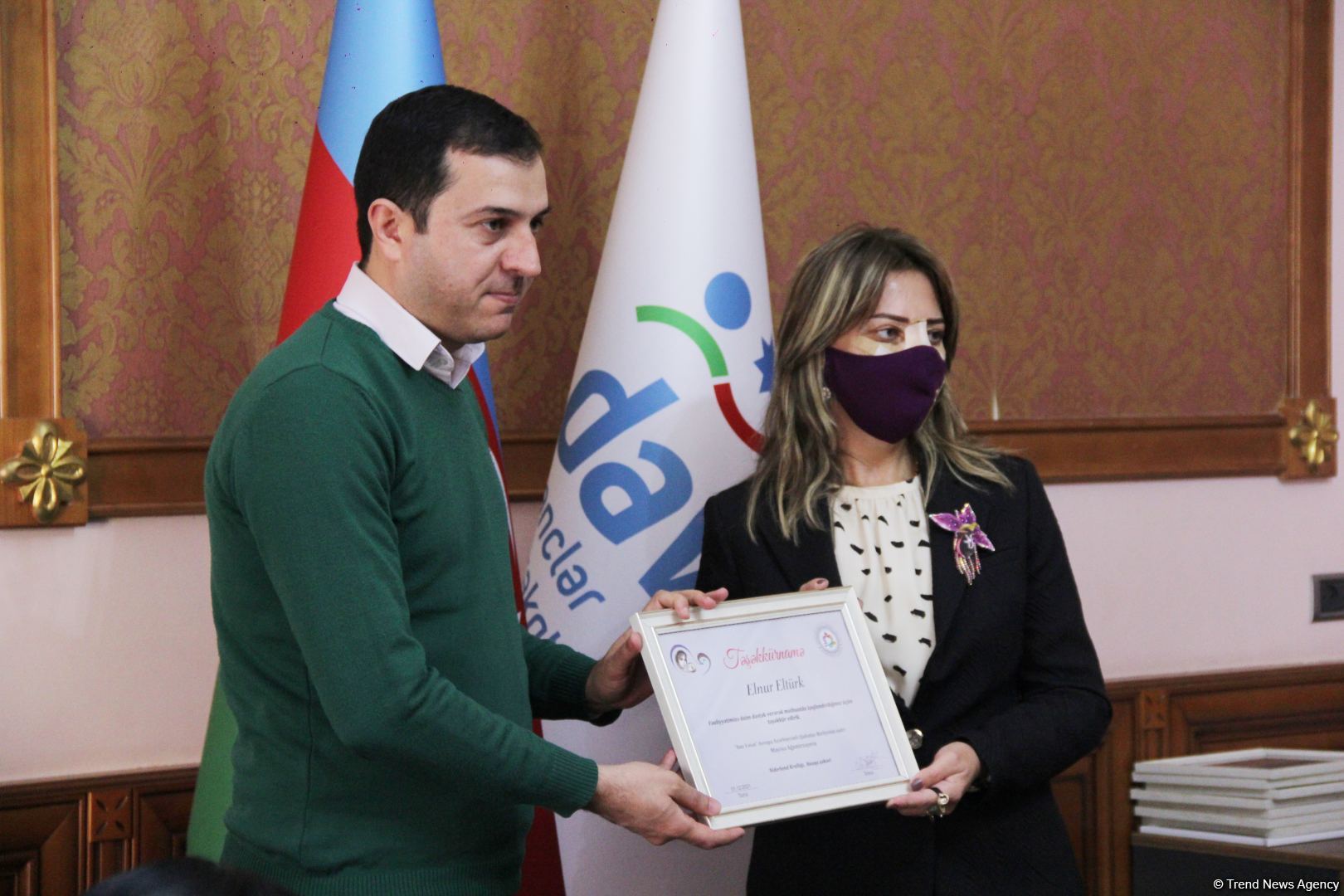 Организация из Нидерландов отметила деятелей культуры Азербайджана за вклад в поддержку диаспорской  деятельности (ФОТО)