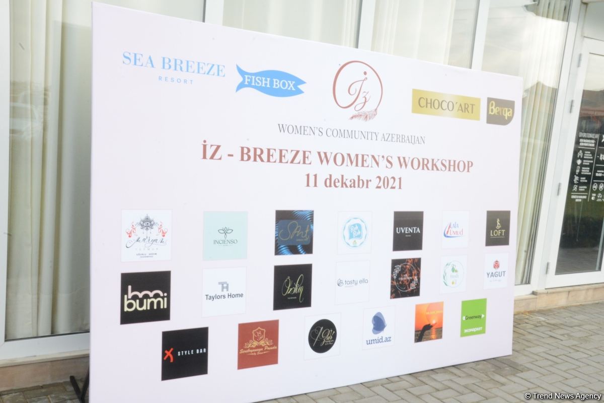 İZ Women’s Workshop на берегу Каспийского моря, или Идеальное место для азербайджанских женщин-предпринимателей (ФОТО)