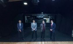 Эльнур Алиев встретился с коллективом Азербайджанского государственного театра пантомимы (ФОТО)