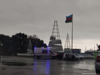 В Баку устанавливают новогодние елки (ФОТО)