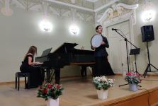 Участники проекта "Gənclərə dəstək" на сцене Тбилисской консерватории (ФОТО/ВИДЕО)